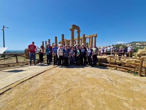 skupinska pred dolino Templjev Agrigento